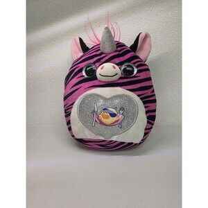 Zuru Rainbocorns Wild Heart Surprise Series 3 Pink Zebra Stripe Small Plush Toy